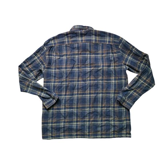 Patagonia Fjord Flannel Shirt Men’s XXL Natural Organic Cotton Midweight - Picture 4 of 7